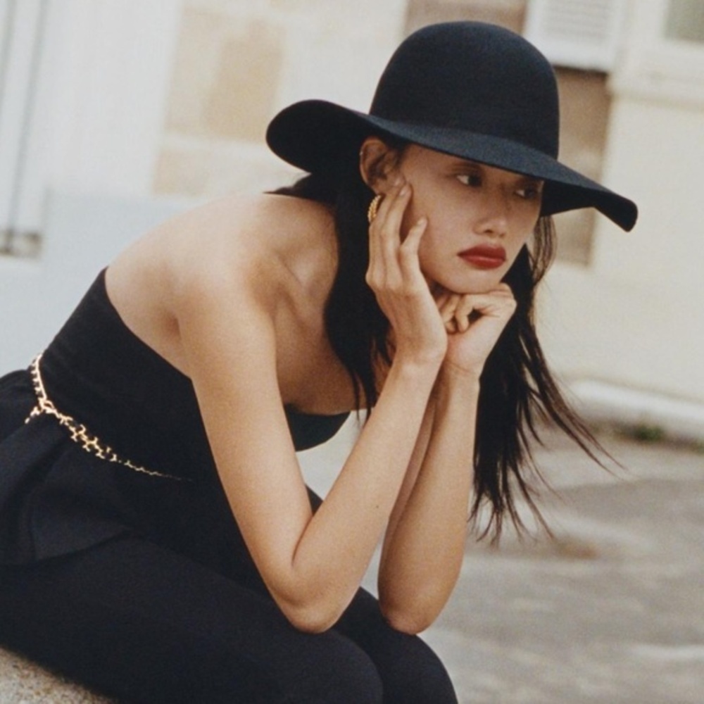 Anthropologie San Diego Hat Company Wool Floppy Hat